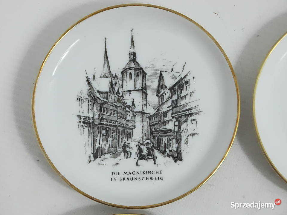 Unikat Markowe spodeczki Rosenthal Voigtlnder Biłgoraj
