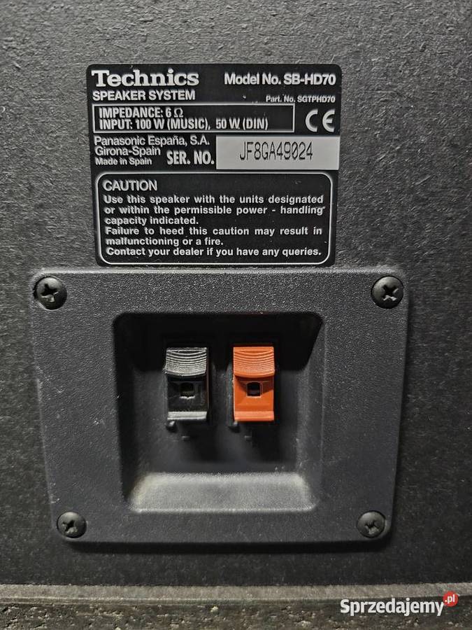 kolumny stereo Technics SBHD70 wysyłka Kraków