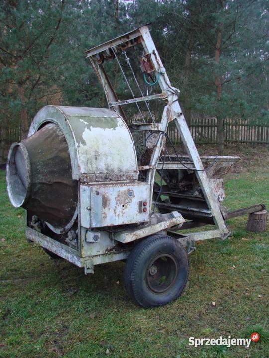 duża betoniarka 500 z koszem