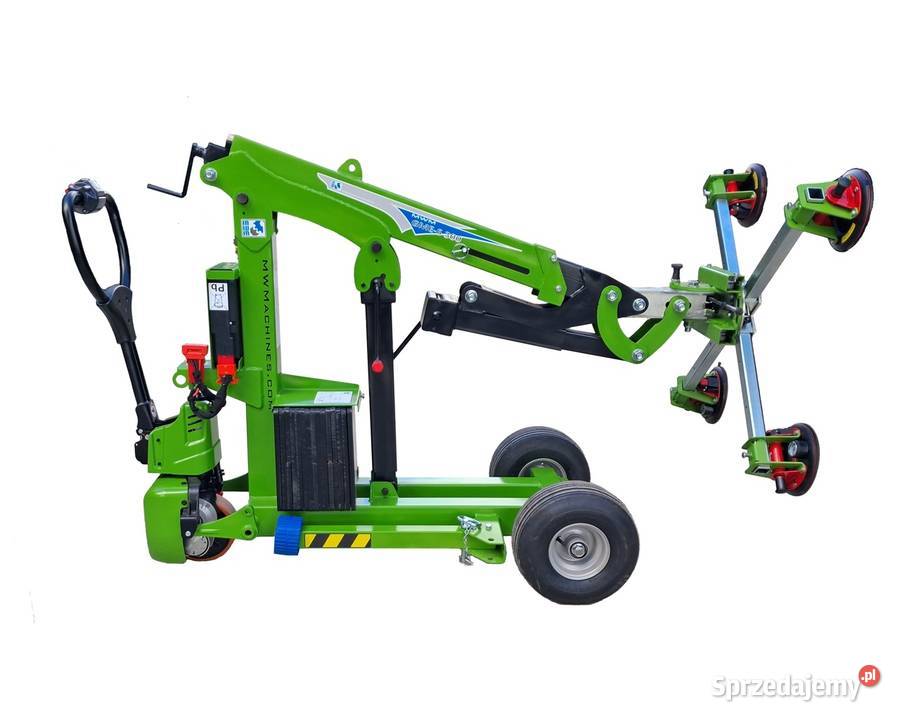 Robot manipulator do transportu szkła okien MWM Koronowo