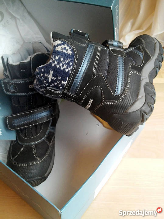 Geox Alaska 32 oddychające śniegowce chłopca Dawidy Bankowe
