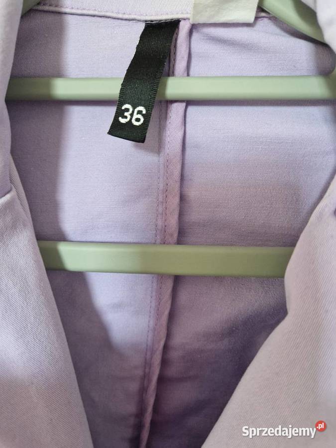Żakiet fioletowy damski HM rozmiar 36 S małopolskie Bibice