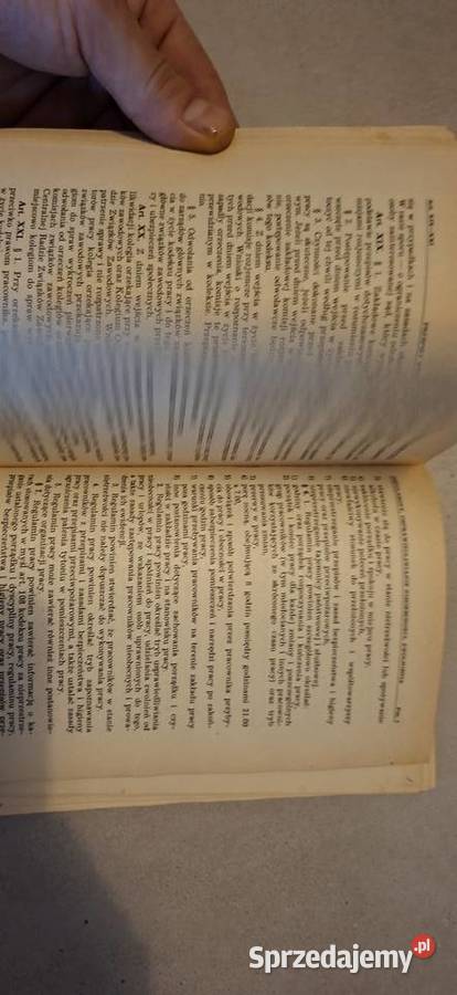 Kodeks pracy 1975 pierwsze wydanie niski nakład Łęczyca