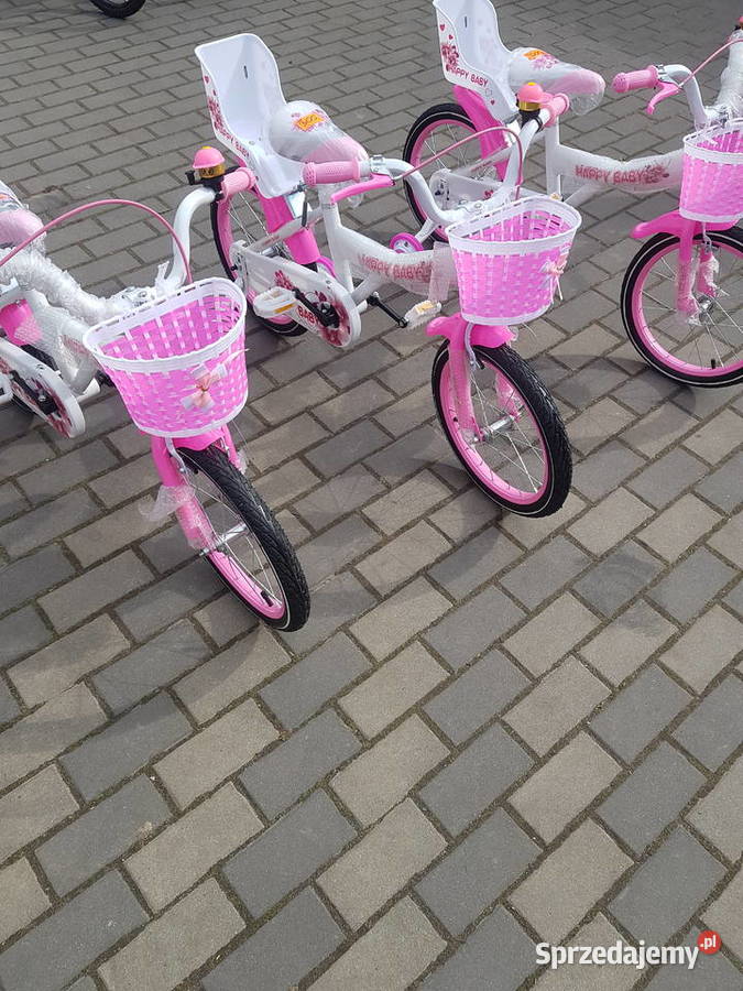 Rower ROWEREK dziecięcy Happy Baby 16 różowy Rowerki wielkopolskie Głogowa