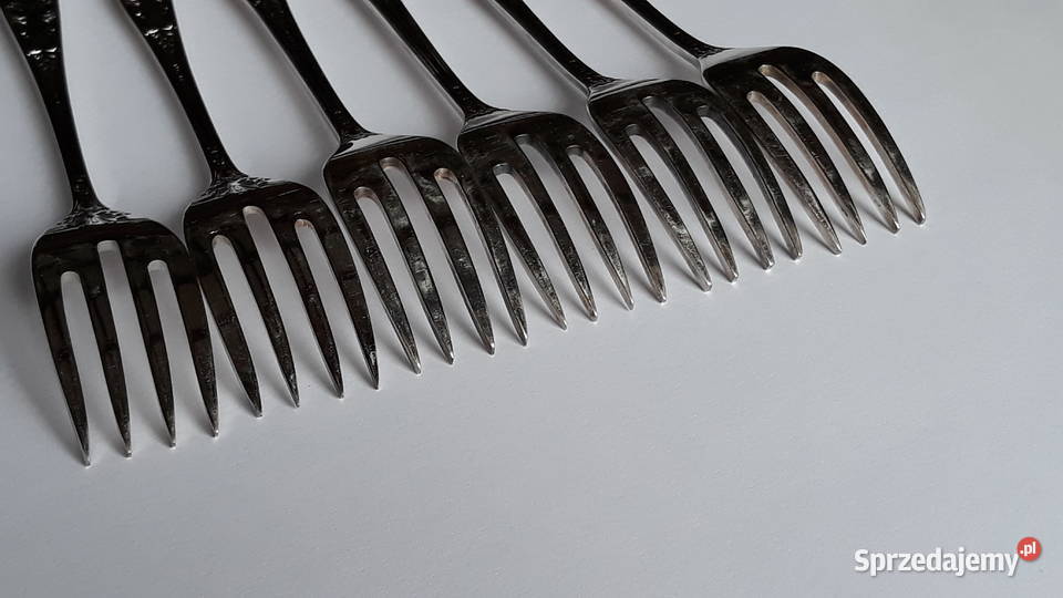 Posrebrzane widelce do ryb ROMAŃSKI Hefra