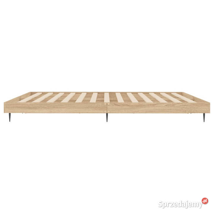 Łóżko bez materaca dąb sonoma 140x200 WM832248 Łóżka Dom i Ogród Warszawa