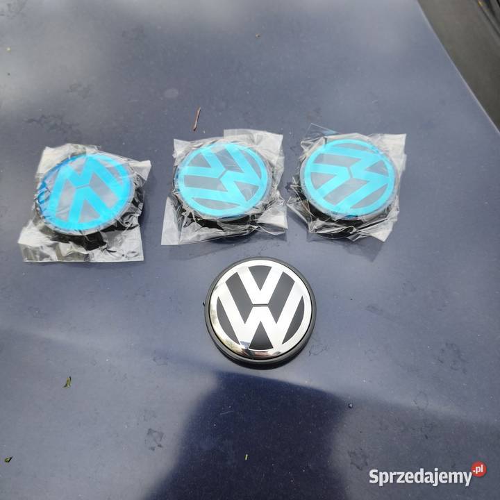 Dekielki kapsle do alufelg VW 56mm nowe Gołąb