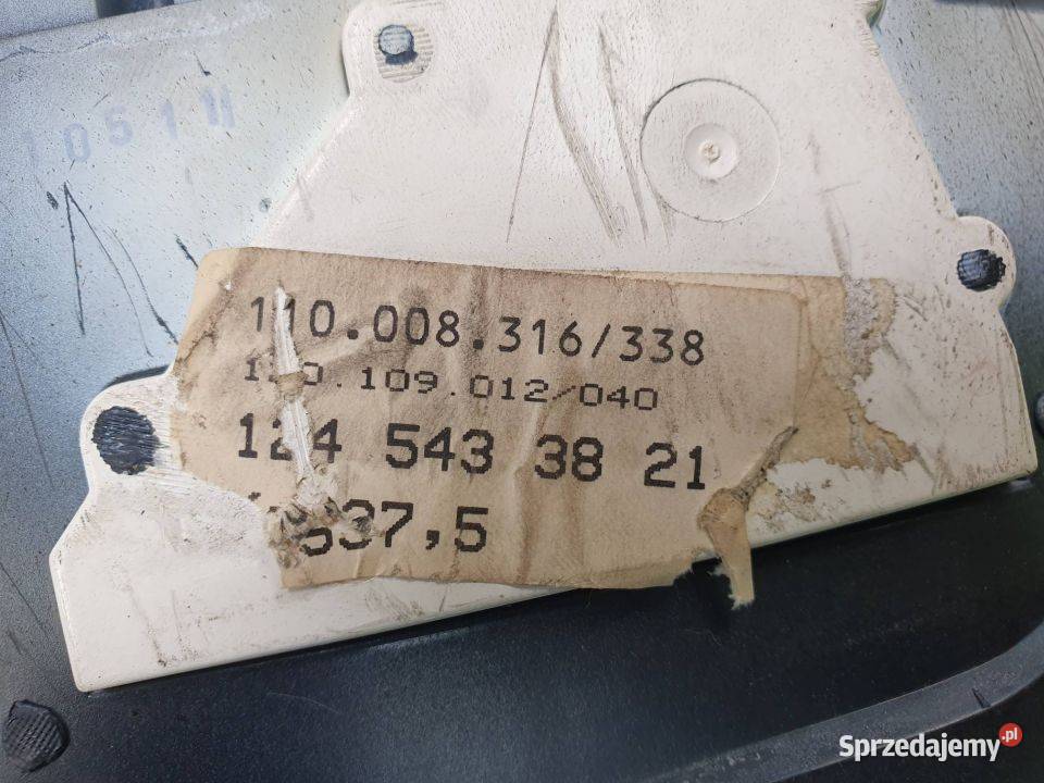 LICZNIK ZEGAR MERCEDES W124 1245433821