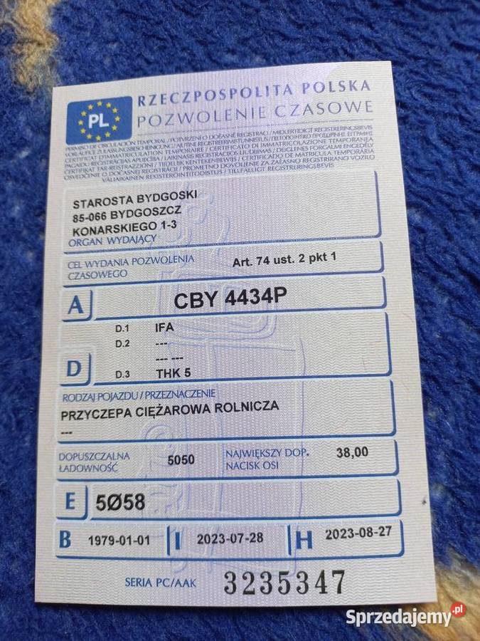 Przyczepa thk5 ifa wywrotka Bydgoszcz sprzedam