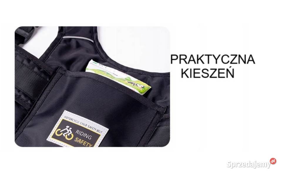 PAS BEZPIECZEŃSTWA SZELKI DZIECKA NA MOTOCYKL Sosnowiec sprzedam