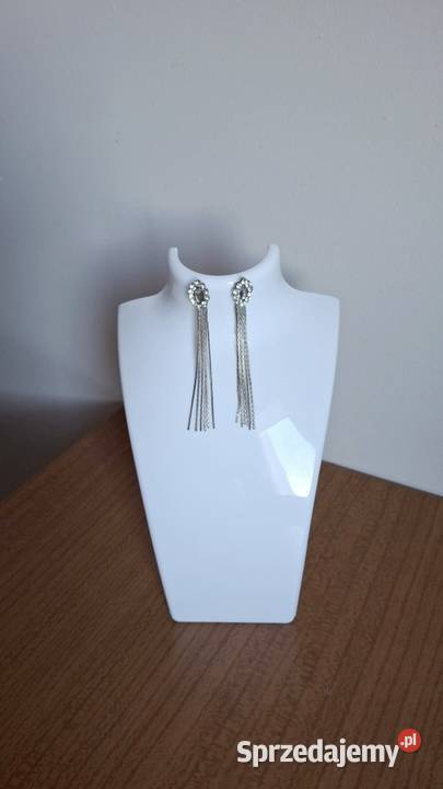 Klasyczne kolczyki wieczorowe Zegarki i Biżuteria