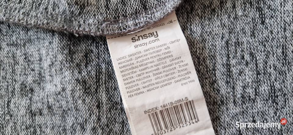 kardigan Sinsay r 3840 ML melanż szary Kraków