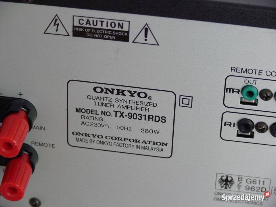 Amplituner Onkyo TX9031 RDS pilot 280 wat