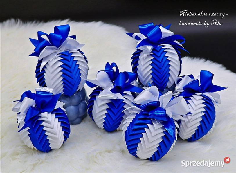 Bombki ze wstążki bombka Boże Narodzenie łódzkie Kutno