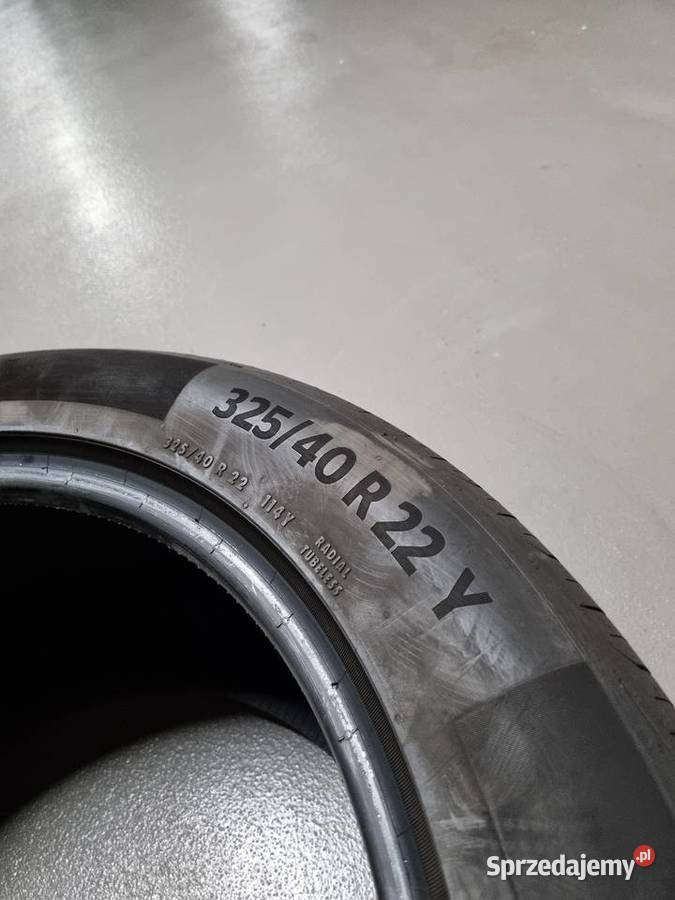 Opony Continental premiumcontact 6 32540 r 22 Warszawa sprzedam