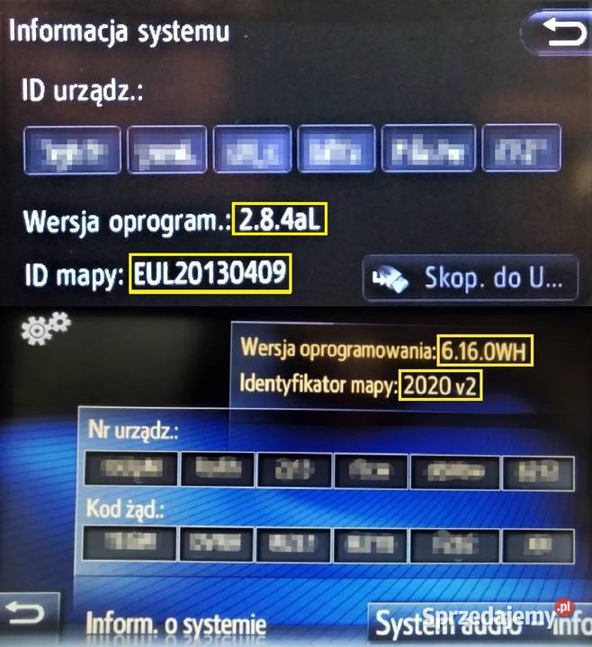 Toyota Touch Go Touch 2 with Go Mapy 2021 Motoryzacja Kłodawa sprzedam