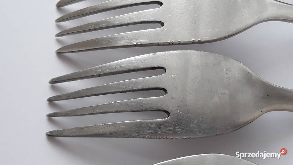 Widelce obiadowe 2 KONWALIE Gerlach sztućce PRL Dąbrowa Górnicza sprzedam