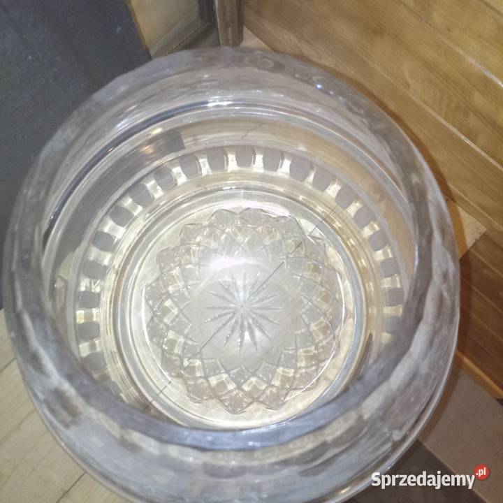 Wazon duży kryształowy PRL małopolskie
