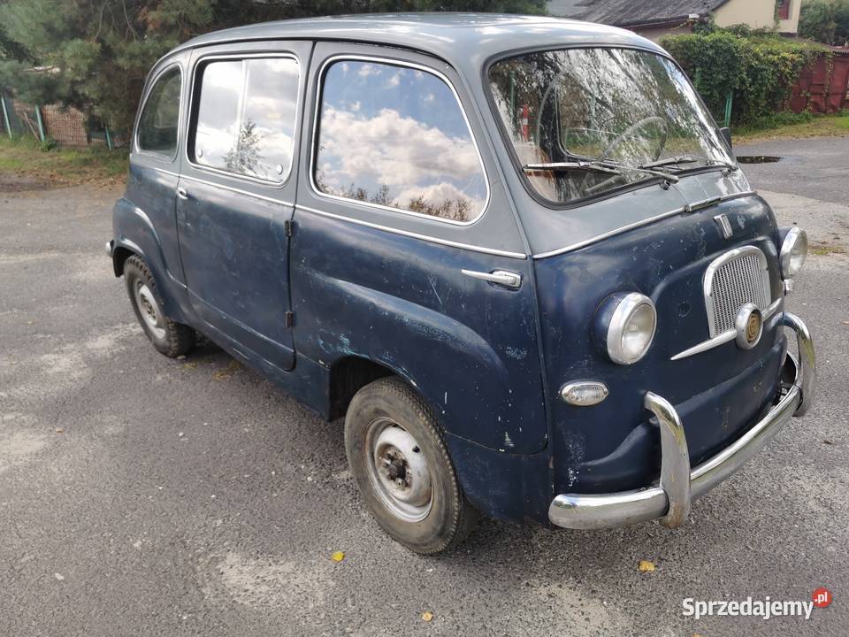 Fiat 600 Multipla 1957r do renowacji kompletność śląskie Łazy