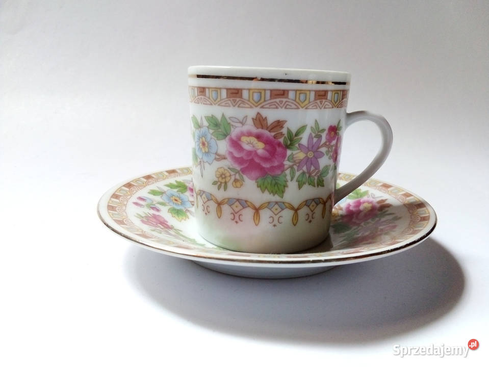 5 chińskich filiżanek espresso ze spodeczkami śląskie sprzedam