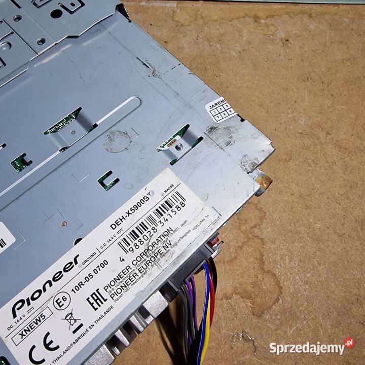 Radio samochodowe Pioneer DEHX5900BT Bluetooth Pioneer mazowieckie Dzierzby Szlacheckie