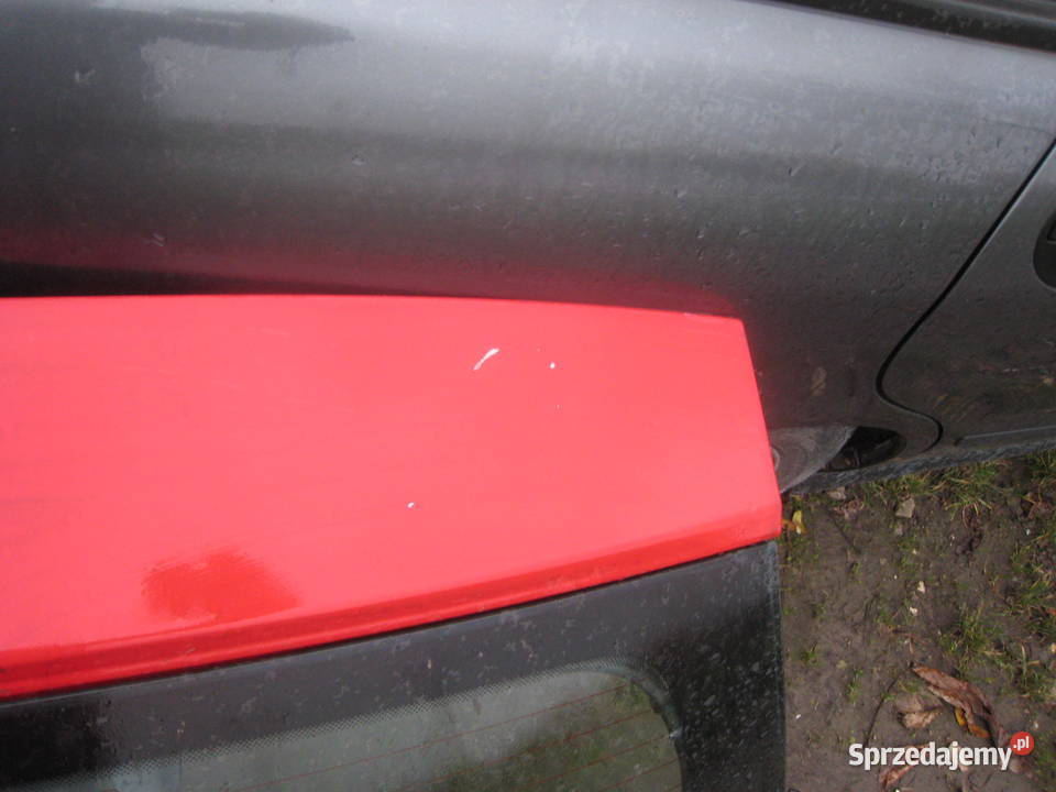 Klapa tylna bagażnika kompletna czerwona Opel Kraków