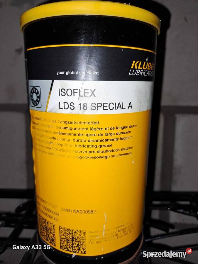 Sprzedam specjalistyczny smar KLUBER ISOFLEX mazowieckie