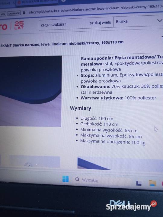BiurkoBekant Ikea Nowe 14 ceny wielkopolskie