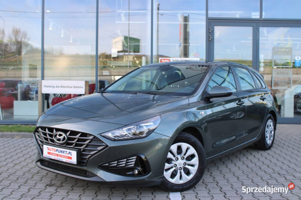 HYUNDAI i30, 2022r. Salon PL, F-VAT23%, Klima, Czujniki Parkowania, 6-Bieg…