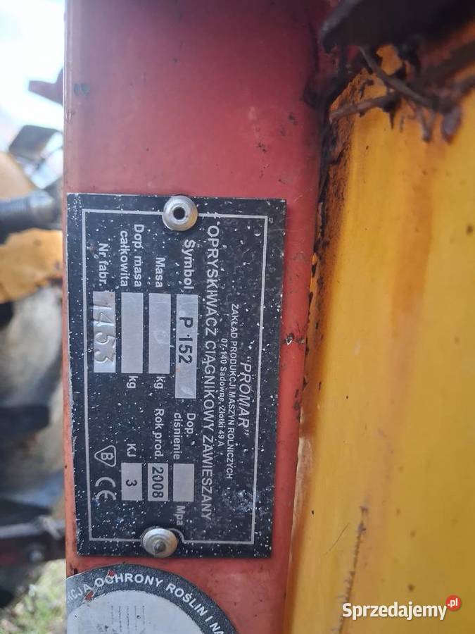 Opryskiwacz zawieszany Pronar Rossoszyca