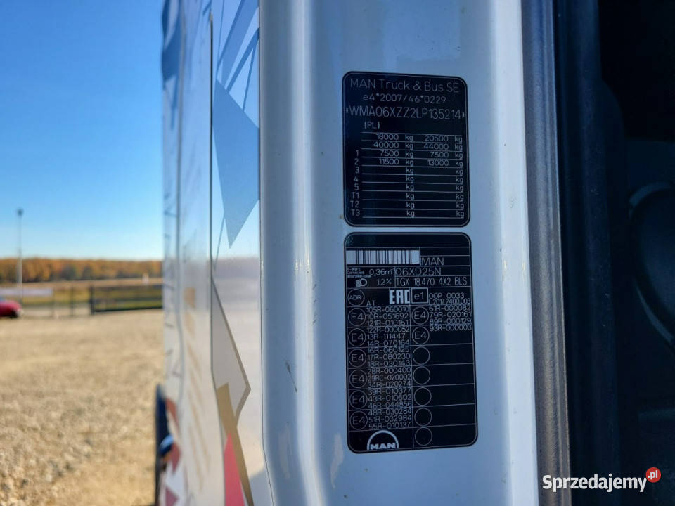 MAN Tgx Man TGX 18470 Poleasingowe 597479km dolnośląskie