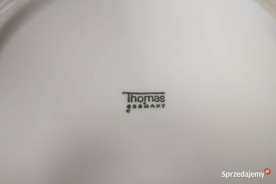 Talerze obiadowe płytkie średnica 25 Thomas biały
