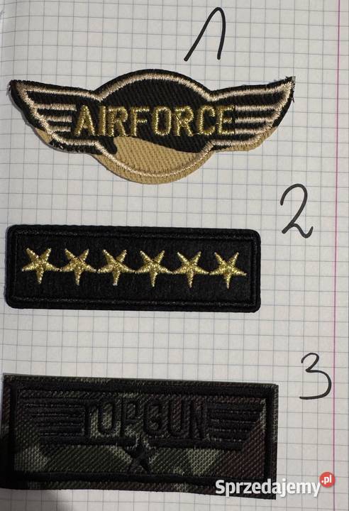 Naszywki na ubrania inne zachodniopomorskie sprzedam