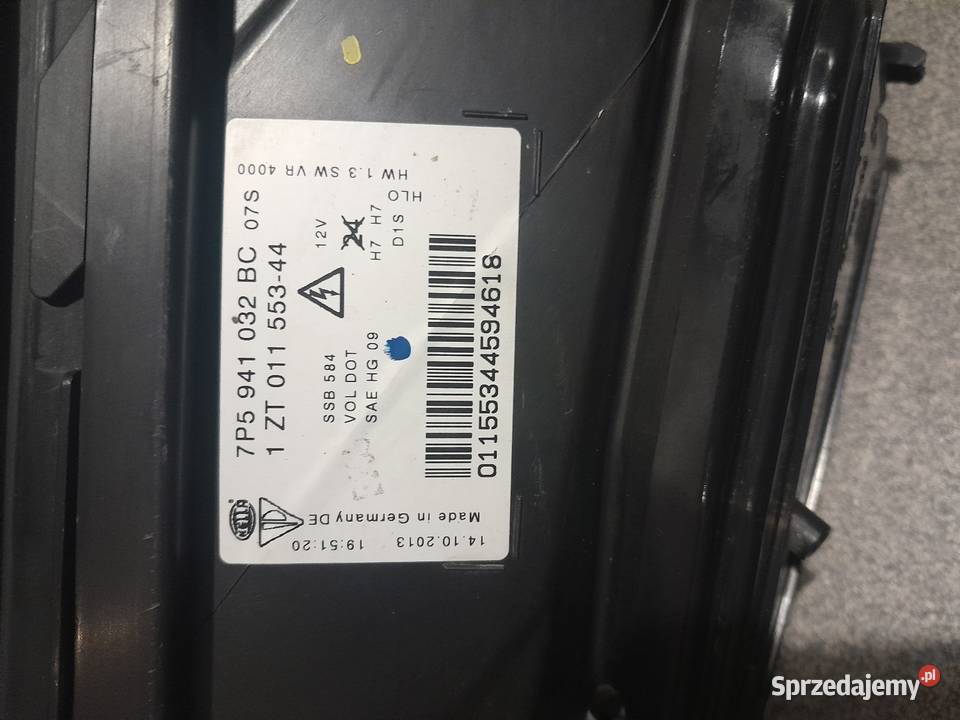 Lampa Prawa Przód Porsche Cayenne II 958 Xenon osobowe Hrubieszów