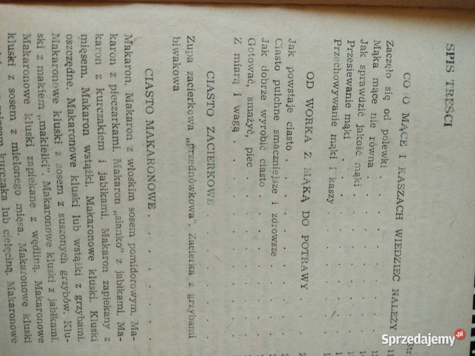 Smaczne potrawy z mąki i kaszy książki mazowieckie