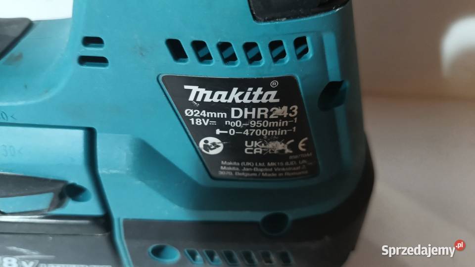 Akumulatorowa młotkowiertarka MAKITA śląskie