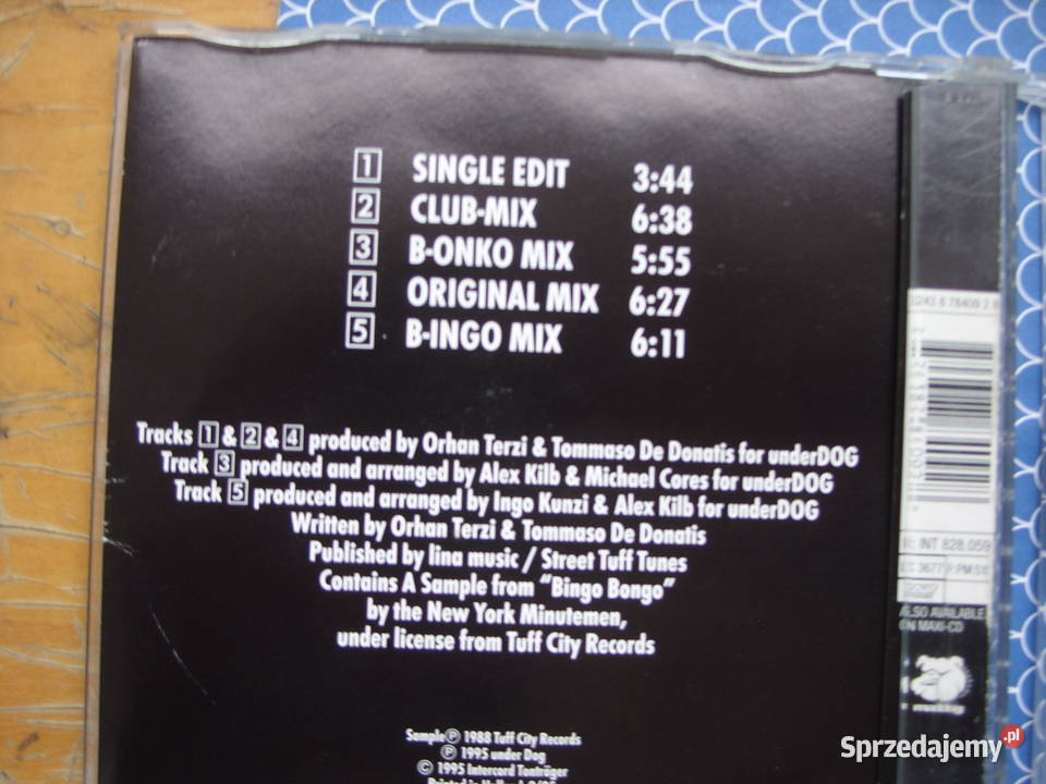 RAP singiel CDDJ QUICKSILVER BINGO BONGO 1995