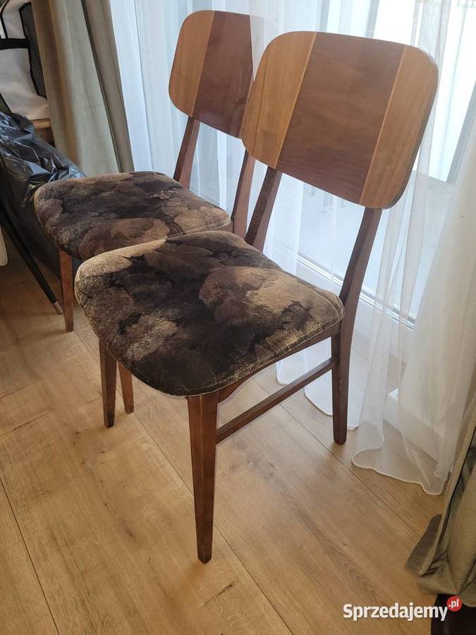 Komplet Bilea PRLRumunia stół 6 krzeseł lata 60 Kraków