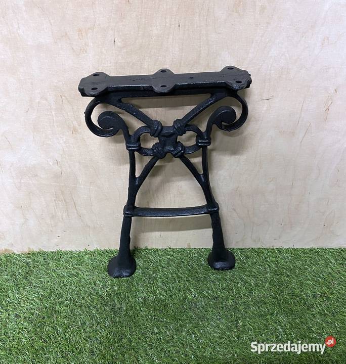 NOGA taboret ława ławka cmentarna ŻELIWNA żeliwo Końskie