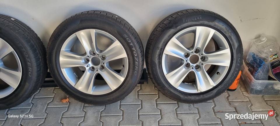 Ładne kołaalufelgi 17 BMW opony zimowe Pirelli dolnośląskie Jelenia Góra