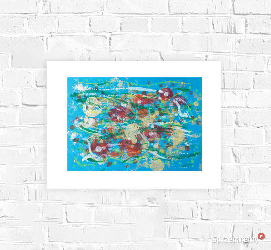 ładna grafika do sypialni abstrakcja do salonu Łódź