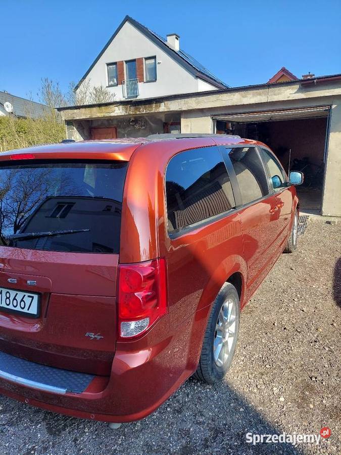 Dodge Grand Caravan Rt czerwony Mogilany