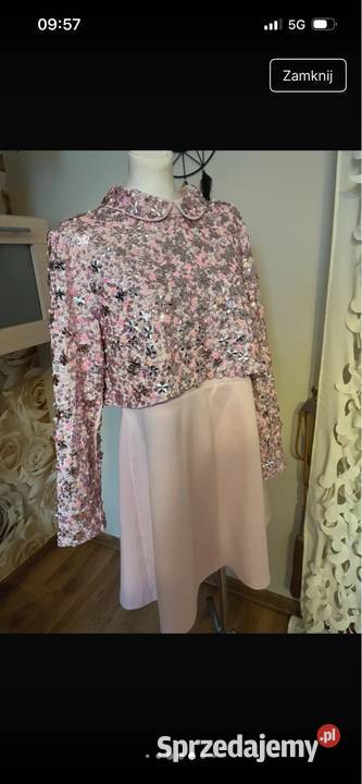 Sukienka świąteczna ślubna sylwestrowa Asos LXXL Tarnów