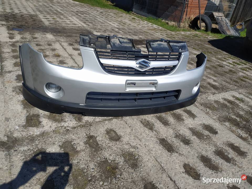 Przedni zderzak Suzuki Ignis 2005 srebrny Zderzaki Krzemień Drugi sprzedam