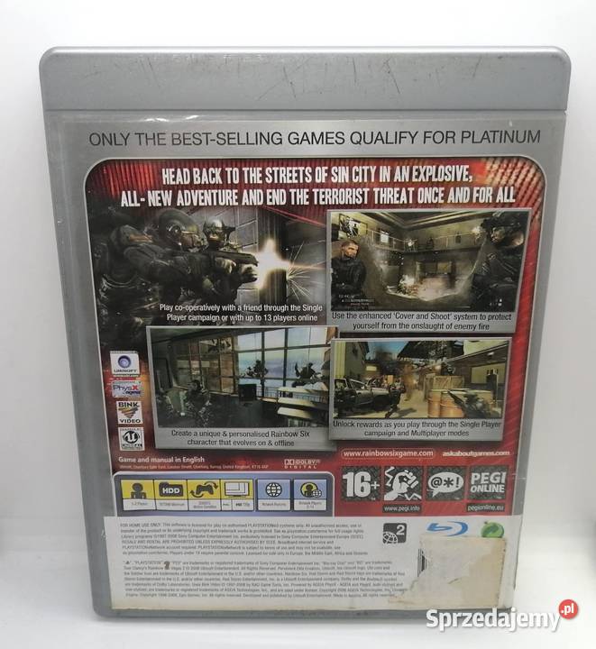 Gra Tom Clancys Rainbow Six Vegas 2 3 Gry na konsole Elbląg