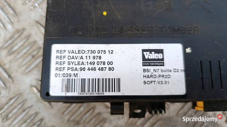 PEUGEOT 406 MODUŁ STEROWNIK BSM 9644648780 Gliwice sprzedam