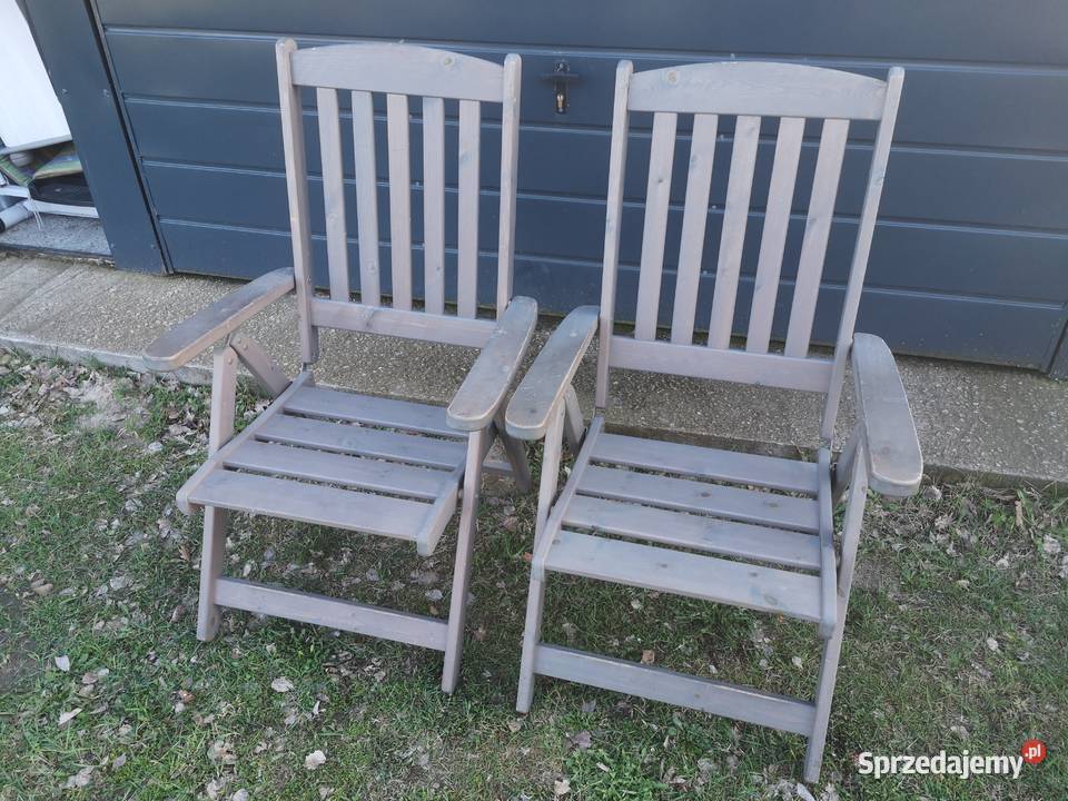 Drewniane krzesła ogrodowe Harbo SWEDEN Aleksandrów Łódzki