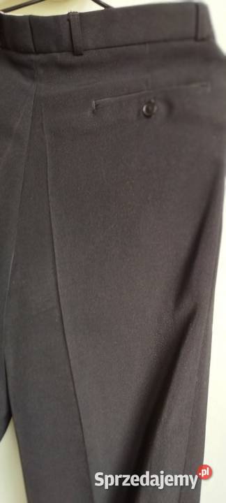 Spodnie czarne męskie garniturowe eleganckie sprzedam