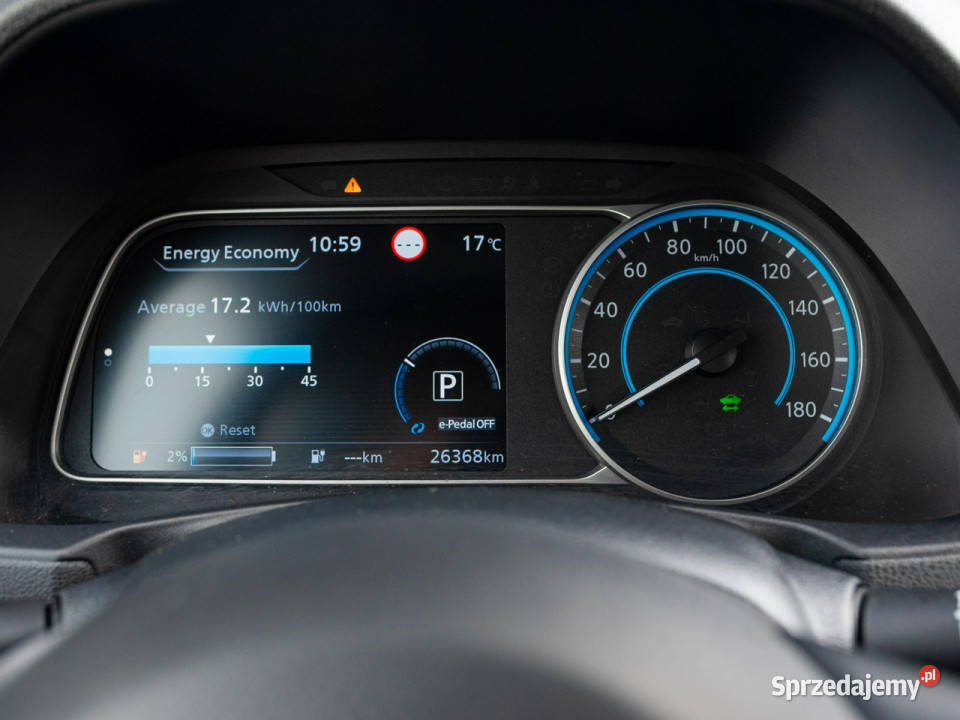 Nissan Leaf ZS039TM40kWh Acenta Podgrzf Kcofania 150KM Pępowo