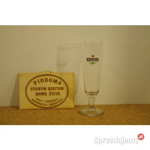 Oryginalny kielich firmowy Heineken